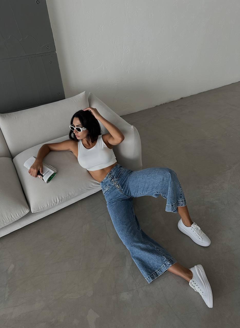 Button Fly Front Pocket Jeans